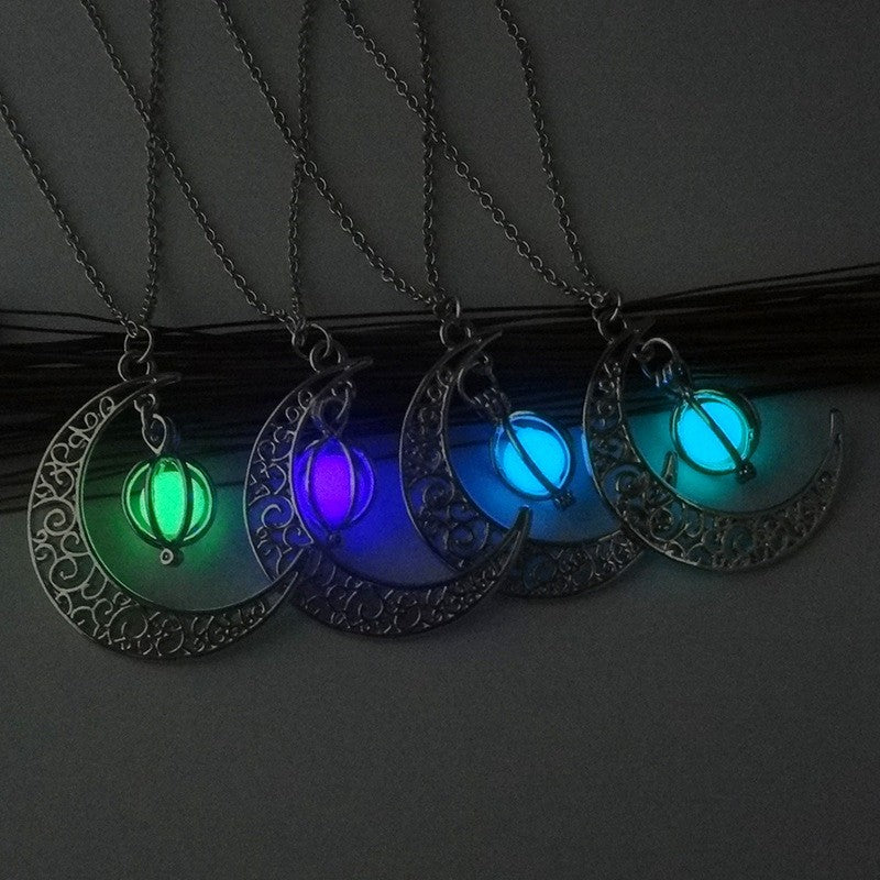 Natural Moonstone Healing Necklace for Women - Luminous Pendant Jewelry Gift