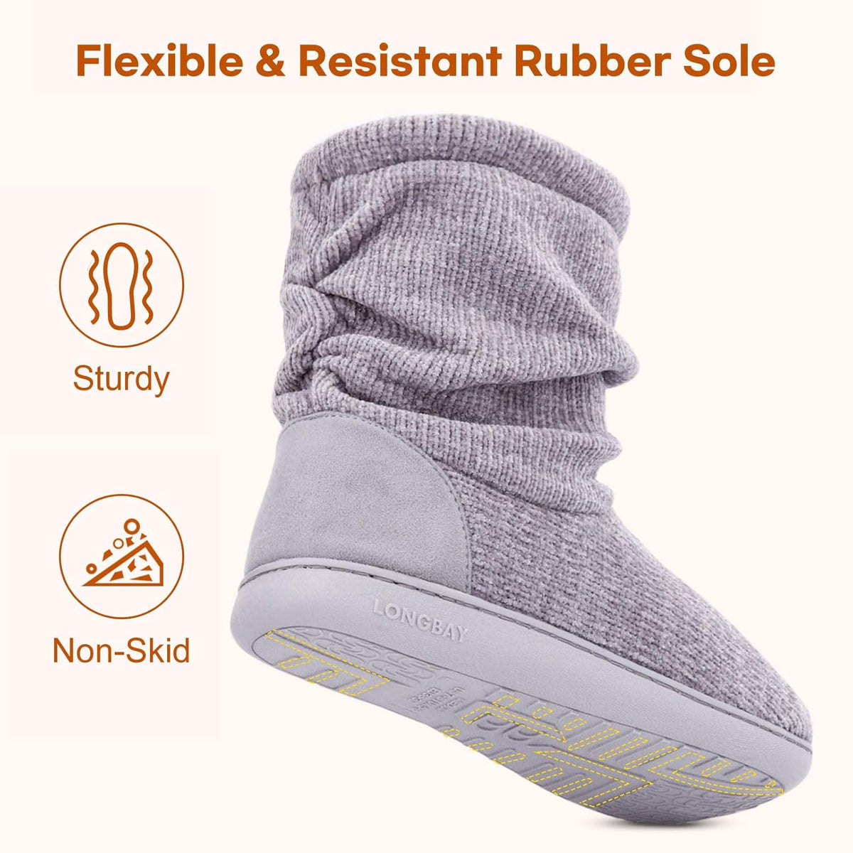 Women's Warm Winter Slipper Boots - Versatile Indoor/Outdoor House Shoes